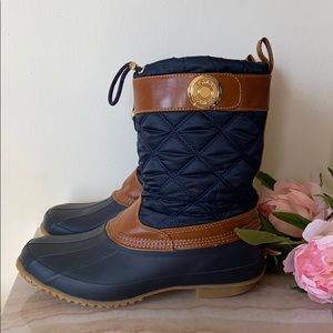 ❤️Tommy Hilfiger Arcadia duck boots rain snow